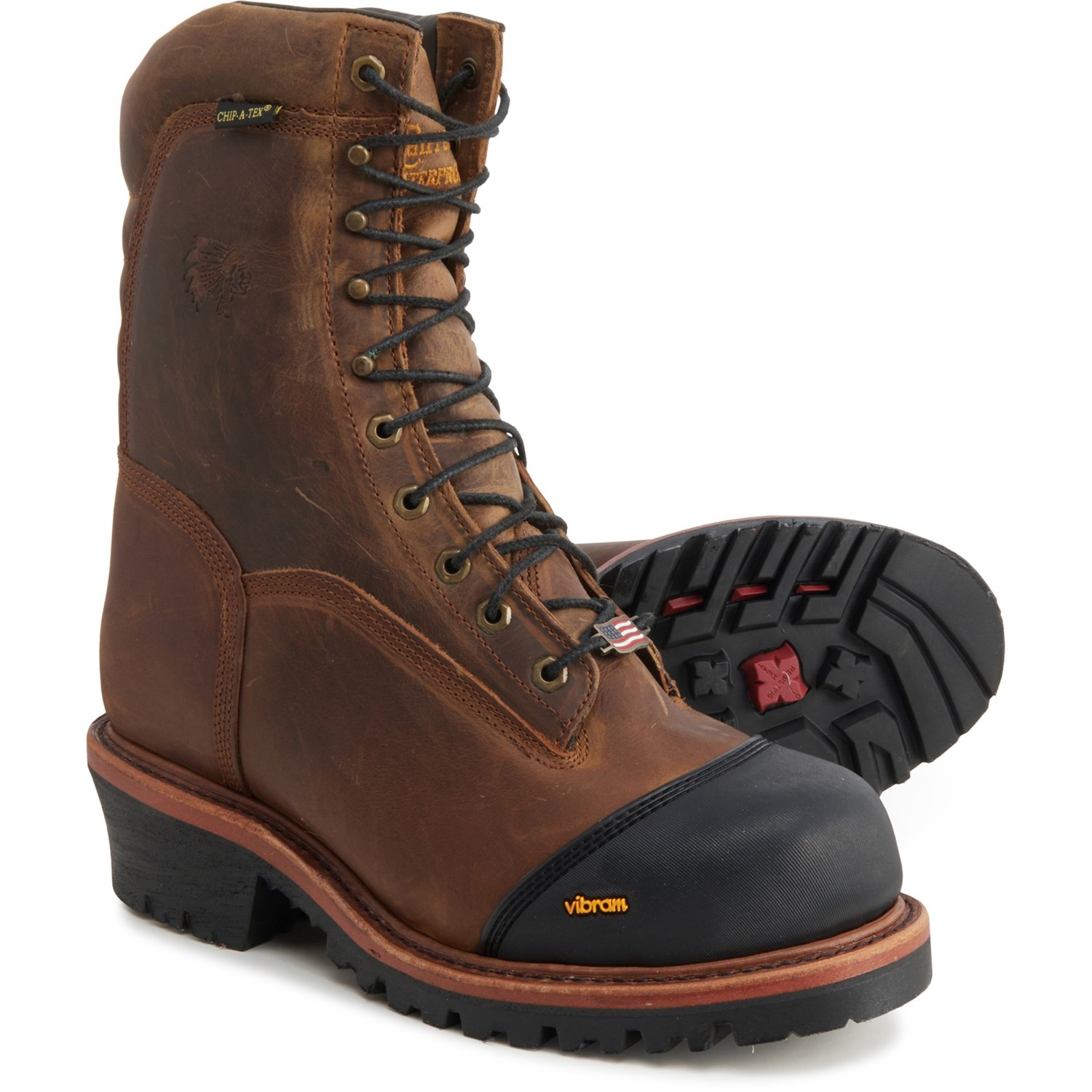 insulated leather work boots
