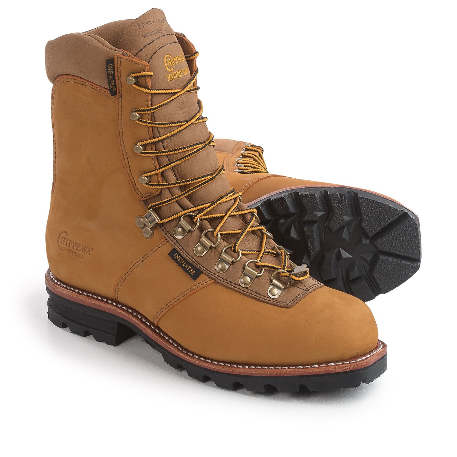 Chippewa Arctic Rugged Leather Work Boots – Waterproof, Insulated, 9 ...