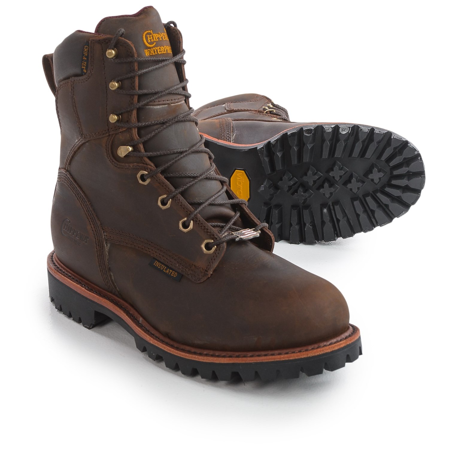 chippewa steel toe work boots