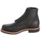 647PP_4 Chippewa Black Odessa Plain Boots - Leather, 6”, Factory Seconds (For Men)