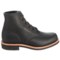 647PP_5 Chippewa Black Odessa Plain Boots - Leather, 6”, Factory Seconds (For Men)