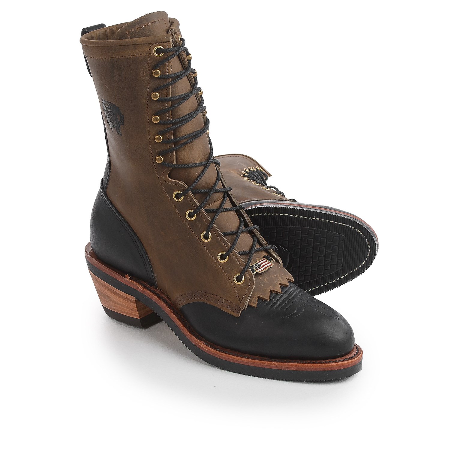 chippewa leather