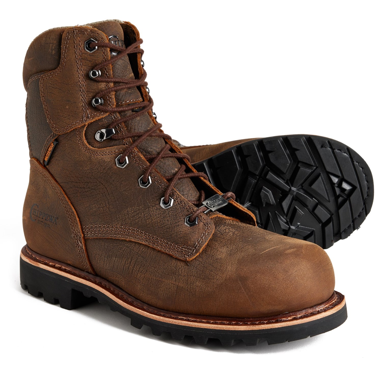 Waterproof store chippewa boots