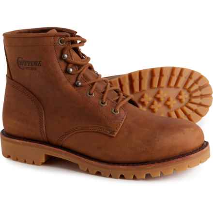 Chippewa Classic 6” Lace-Up Boots - Leather, Round Toe (For Men) in Bourbon Brown