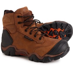 Chippewa Cross Terrain 6” Work Boots - Waterproof, Composite Safety Toe (For Women) in Brown