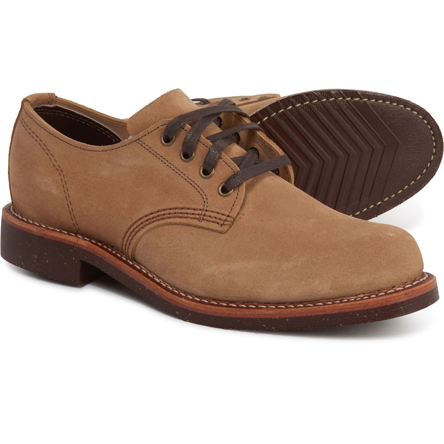 Chippewa Original Suede Service Oxford Shoes (For Men) - Save 62%