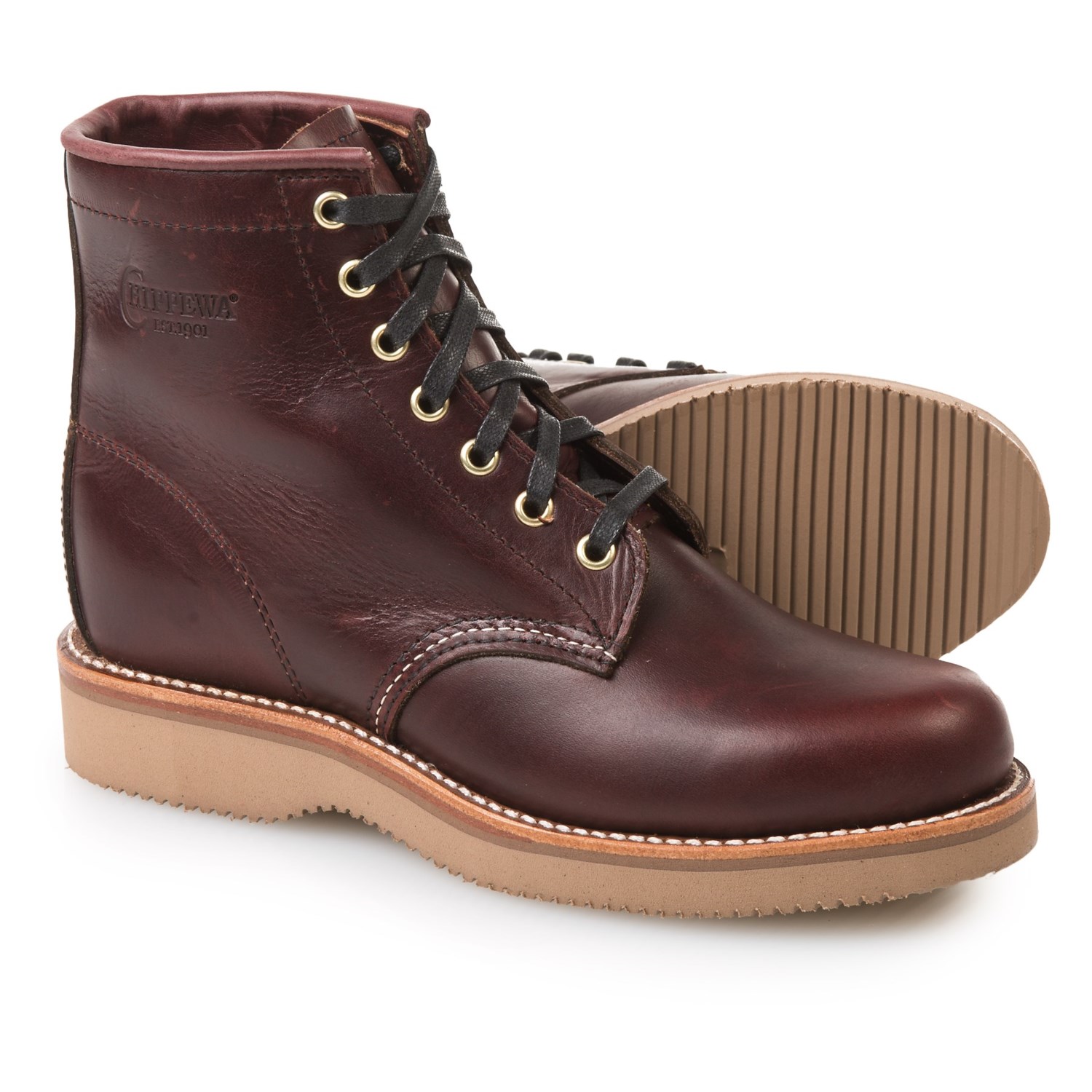 Chippewa Plain-Toe Lace-Up Boots (For Women) - Save 76%