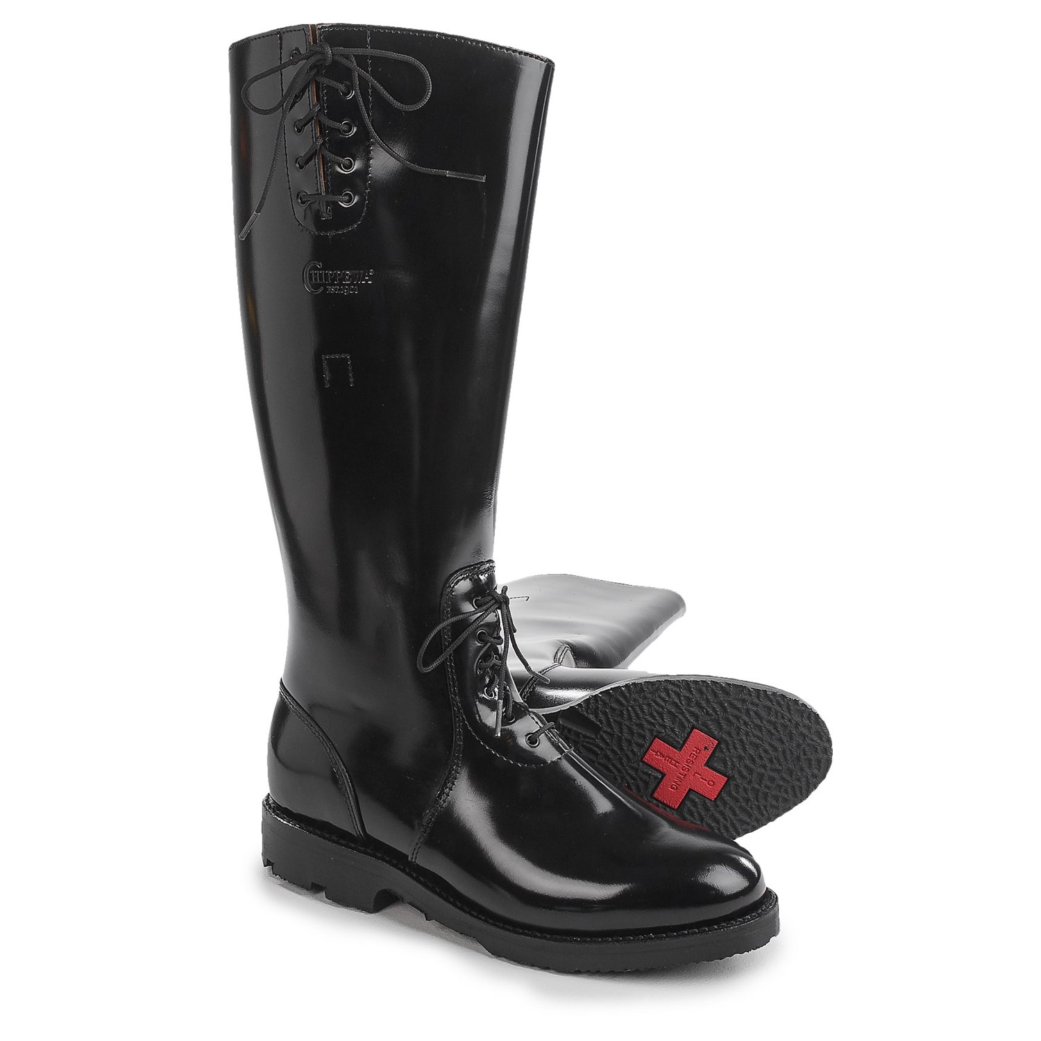 trooper lace up boots