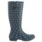 429PM_4 Chooka Dot Blanc Tall Rain Boots (For Women)