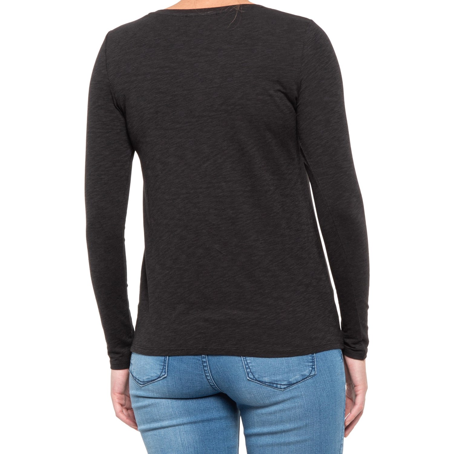 Christian Siriano Modern Slub Scoop Neck Shirt (For Women) - Save 61%