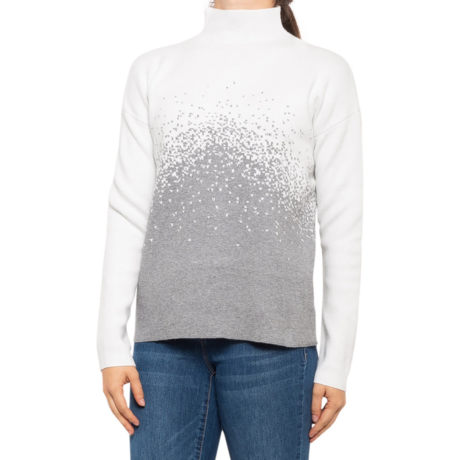 Christian Siriano Tie-Dye Funnel Neck Sweater (For Women) - Save 54%