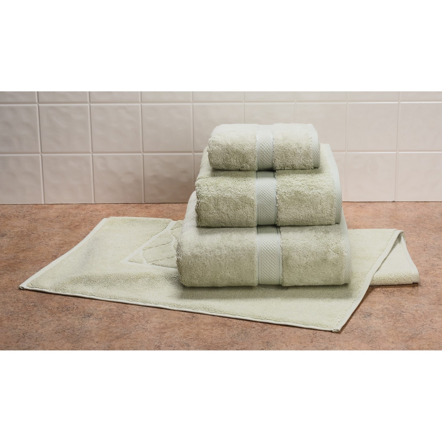 Christy Allure Bath Sheet   Supima® Cotton in Sea Grass