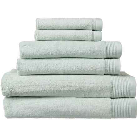 Christy Looped Cotton Towel Set - 6-Piece in Eggshell
