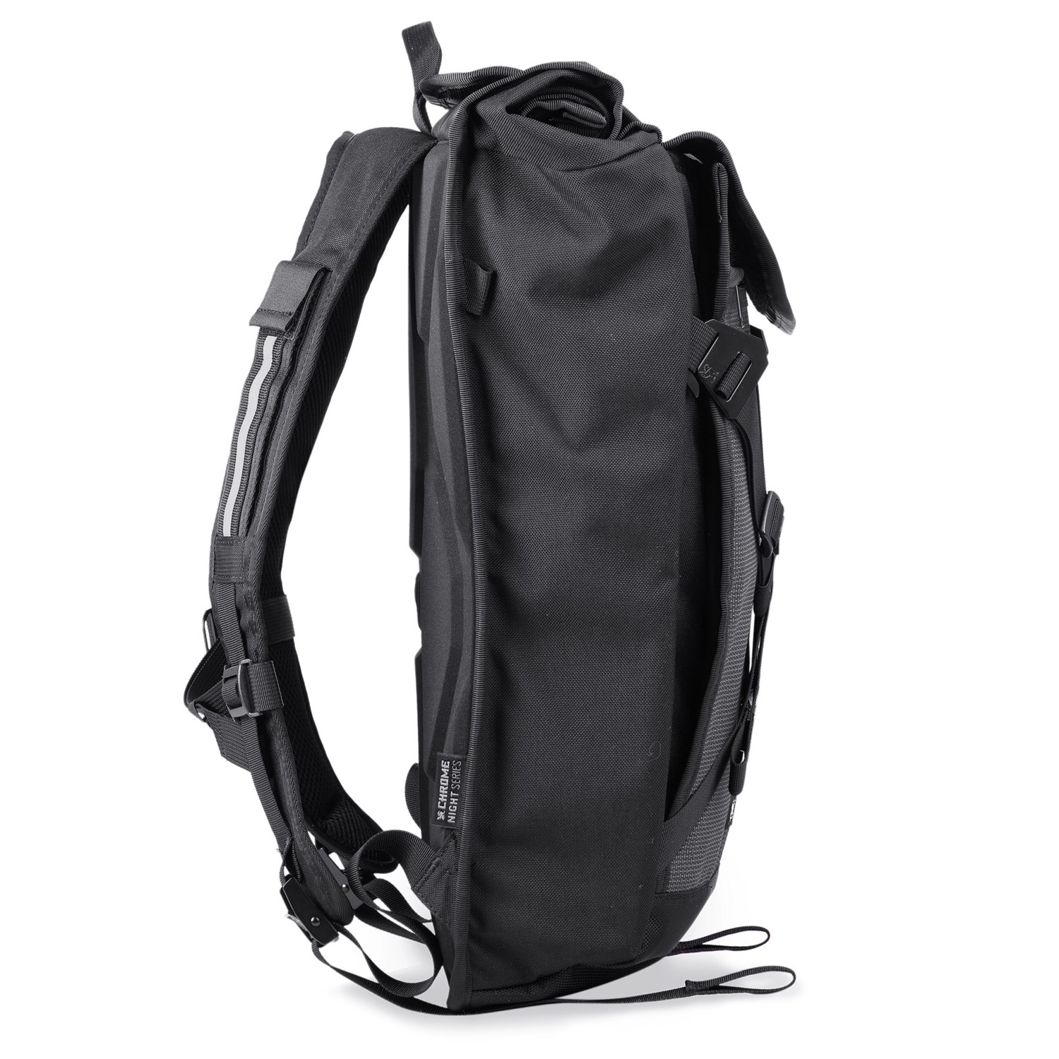 9817G_3 Chrome Industries Bravo Reflective Roll-Top Backpack