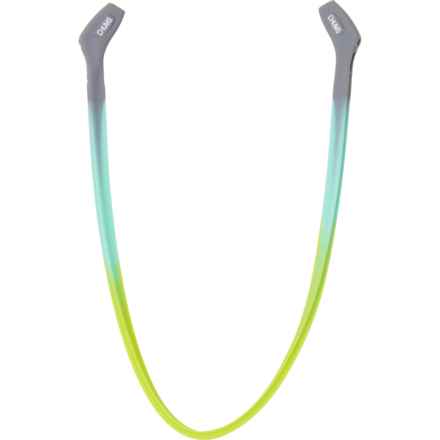 Chums Switchback Retainer - 17.5” in Gray/Aqua/Yellow
