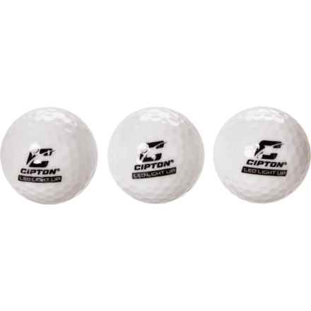 Cipton LED Light-Up Golf Balls - 3-Pack in Multi