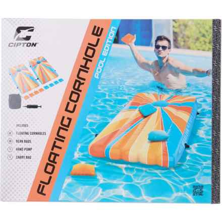 Cipton Pool Edition Floating Cornhole Game - Inflatable in Multi