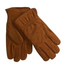 Cire by Grandoe Apres Ski Gloves - Suede (For Men) in Red Brown - Closeouts