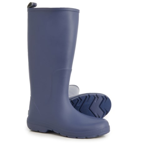 womens navy blue rain boots