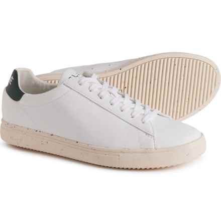 Clae Bradley Sneakers - Vegan Leather (For Men and Women) in White Trekking Green