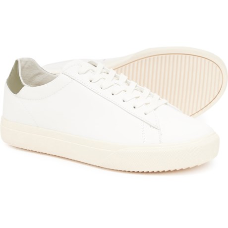 Clae Bradley Venice Sneakers - Leather (For Men and Women) in White Leather Olive