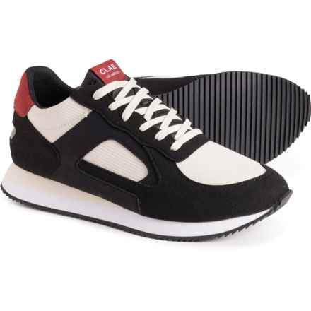 Clae Edson Sneakers (For Men and Women) in Black Red Ochre