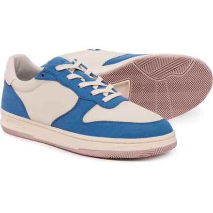 Clae Malone Lite Sneakers - Leather (For Men and Women) in Stellar Blue Pink