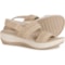 Clarks Arla Stroll 2-Strap Sandals - Wide Width (For Women) in Beige Combi