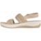7MCMV_3 Clarks Arla Stroll 2-Strap Sandals - Wide Width (For Women)