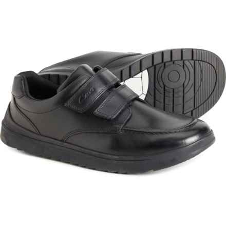 Clarks Big Boys Goal Style Dress Shoes - Leather in Black