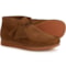Clarks Boys and Girls Wallabee Boots - Leather in Cola Suede