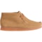 101W5_3 Clarks Boys and Girls Wallabee Boots - Leather