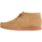 101W5_4 Clarks Boys and Girls Wallabee Boots - Leather