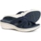 Clarks Breeze Rae Cam Slide Sandals (For Women) in Navy