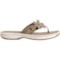 7MCCU_3 Clarks Brinkley Floral Thong Sandals (For Women)