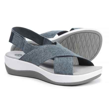 clarks ladies navy sandals