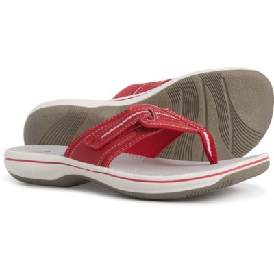 clarks jazz flip flops