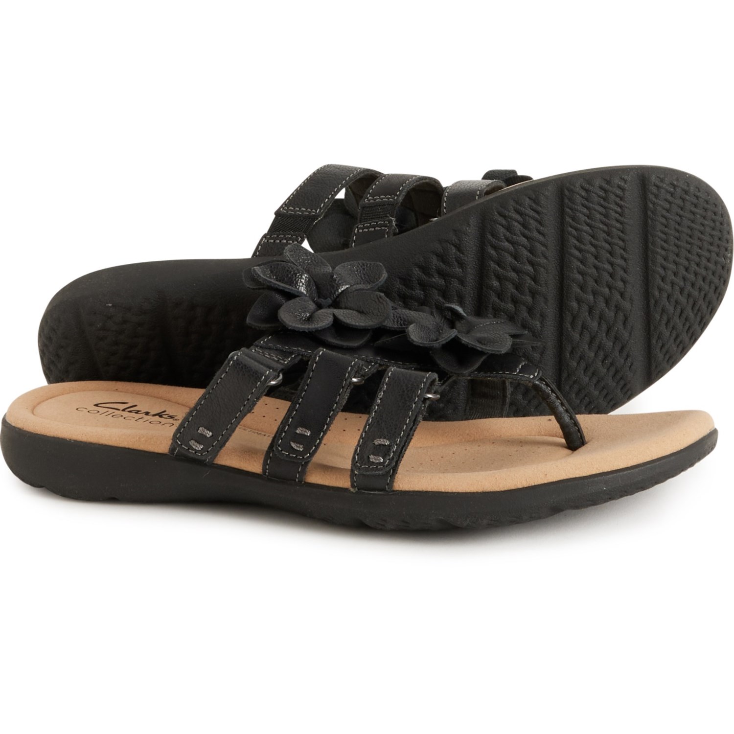 clarks flower sandals