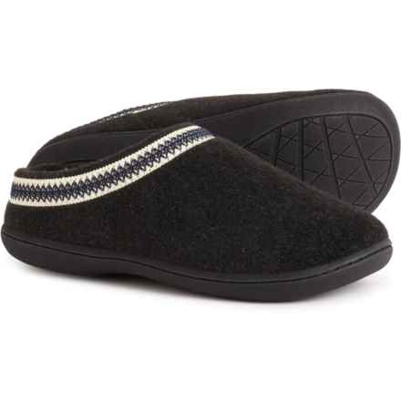 Clarks Felt Clog Slippers (For Women) in Black