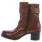 121YM_5 Clarks Fernwood Lake Leather Boots (For Women)