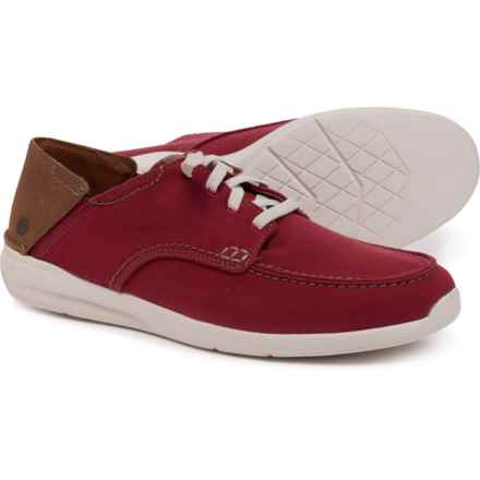 Clarks Gorwin Lace-Up Sneakers (For Men) in Brick Red