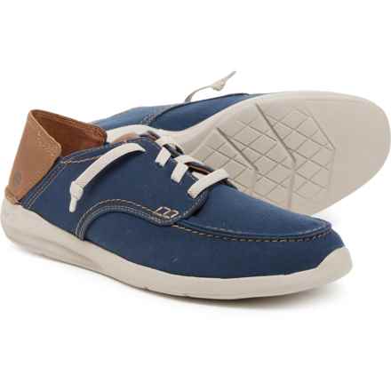Clarks Gorwin Lace-Up Sneakers (For Men) in Navy Textile