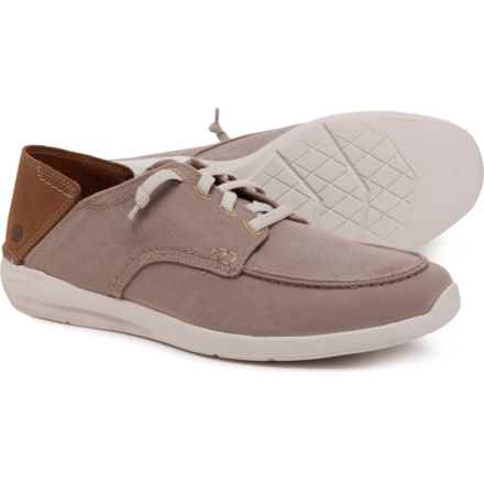 Clarks Gorwin Lace-Up Sneakers (For Men) in Stone Textile