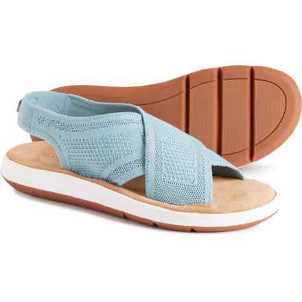 Clarks Jemsa Dash Sandals (For Women) in Turquoise Knit