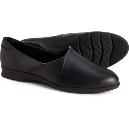 Clarks Jenette Grace Shoes - Leather (For Women) in Black Leather