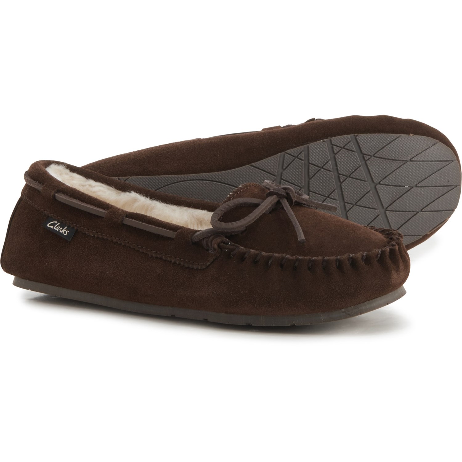 Clarks Laced Moccasins (For Women) - Save 51%