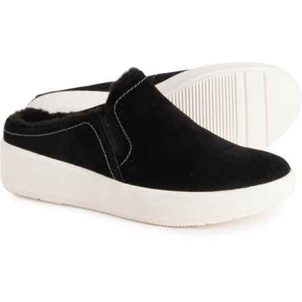 Clarks Layton Gem Slip-On Shoes - Suede (For Women) in Black Sde