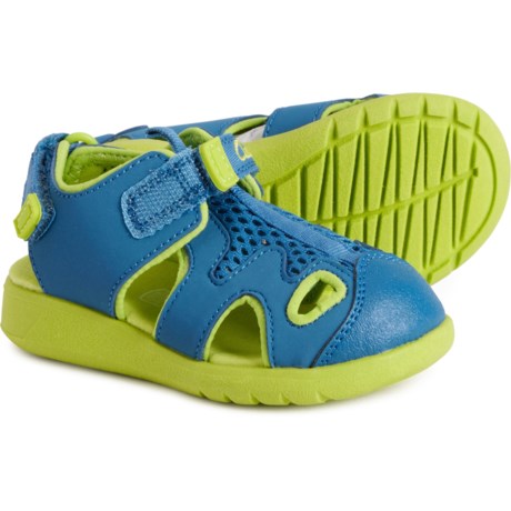 Clarks Little Boys Ezera Sea Sport Sandals in Blue