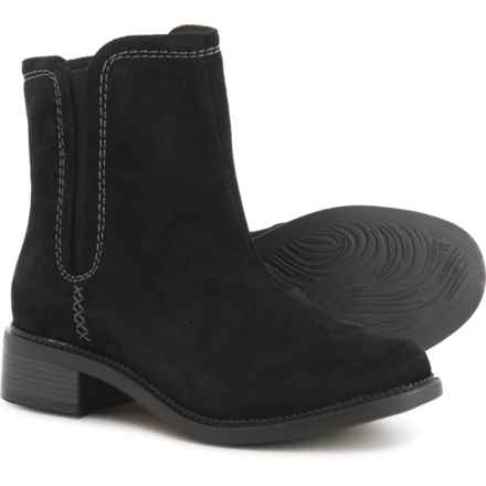 Clarks Maye Zip Boots - Suede (For Women) in Black