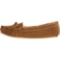 9CNVM_4 Clarks Moccasin Slippers - Suede (For Women)